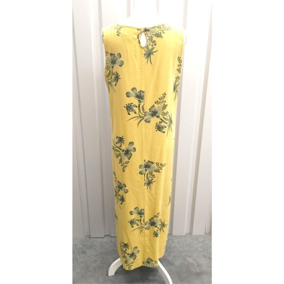 Kylani Bay Dress Maxi Floral 100% Silk Sz 12 - Picture 3 of 5